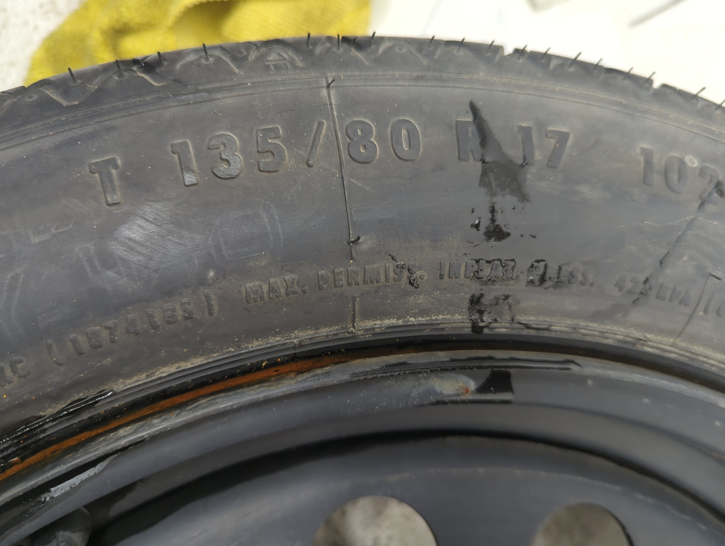 2006 Bmw Impala Spare Donut Tire Wheel Rim Oem - Oemusedautoparts1.com