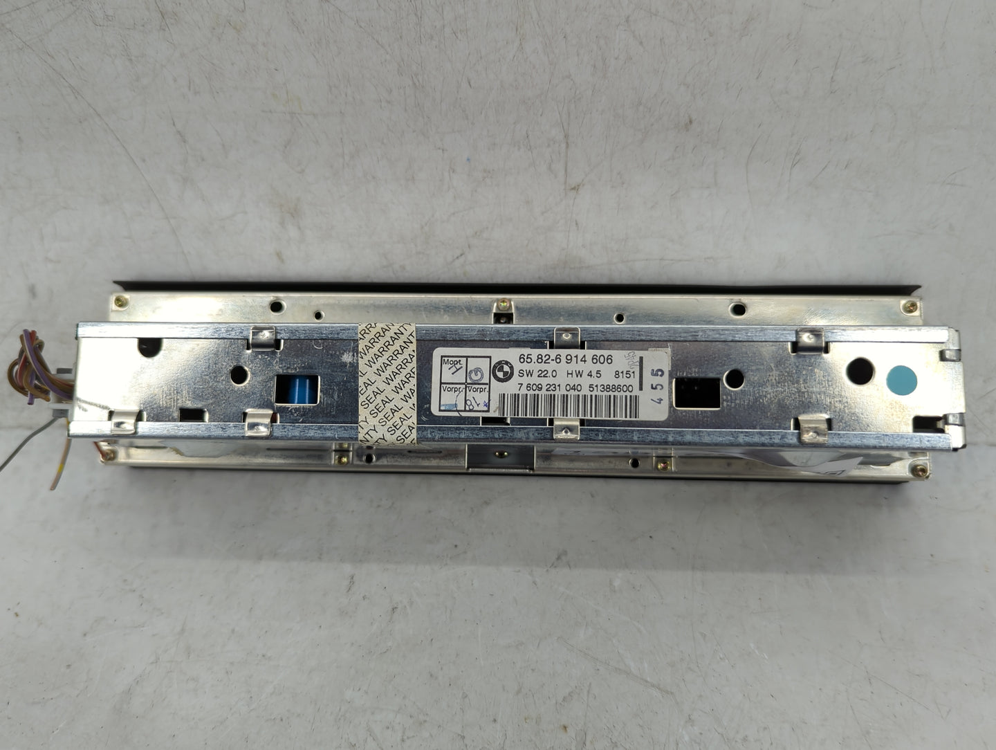 2000-2006 Bmw X5 Radio AM FM Cd Player Receiver Replacement P/N:7 609 231 040 Fits Fits 2000 2001 2002 2003 2004 2005 2006 O