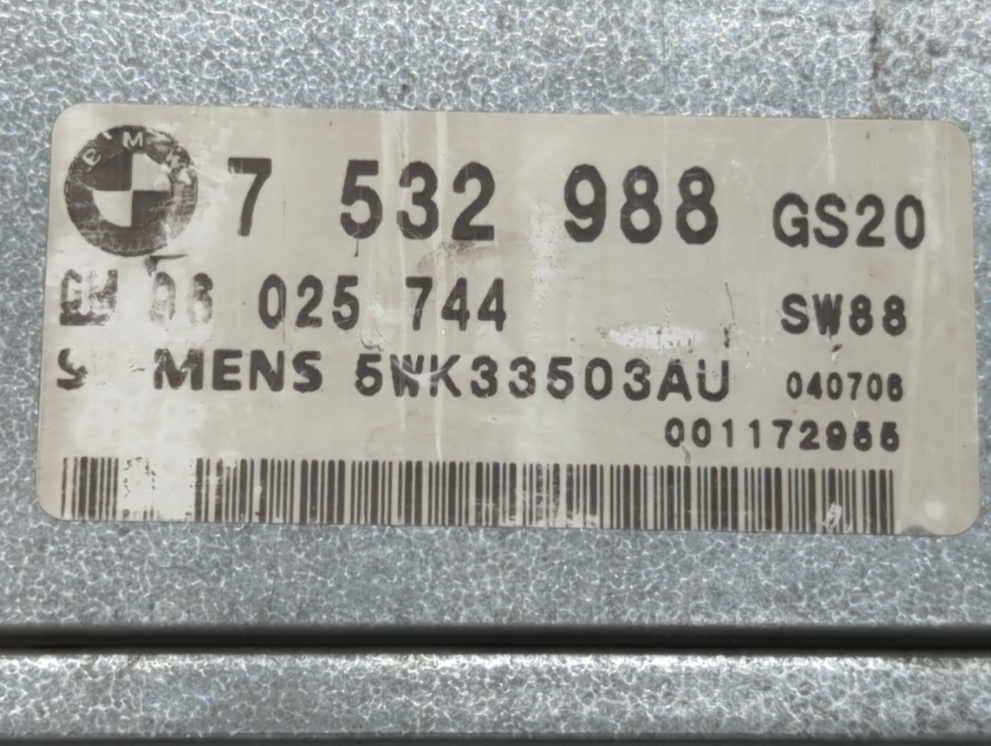 2004-2006 Bmw X5 Chassis Control Module Ccm Bcm Body Control 7 532 988 - Oemusedautoparts1.com