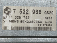 2004-2006 Bmw X5 Chassis Control Module Ccm Bcm Body Control 7 532 988 - Oemusedautoparts1.com