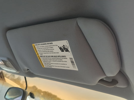 2005-2009 Buick Lacrosse Sun Visor Shade Replacement Passenger Right Mirror Fits Fits 2005 2006 2007 2008 2009 OEM Used Auto