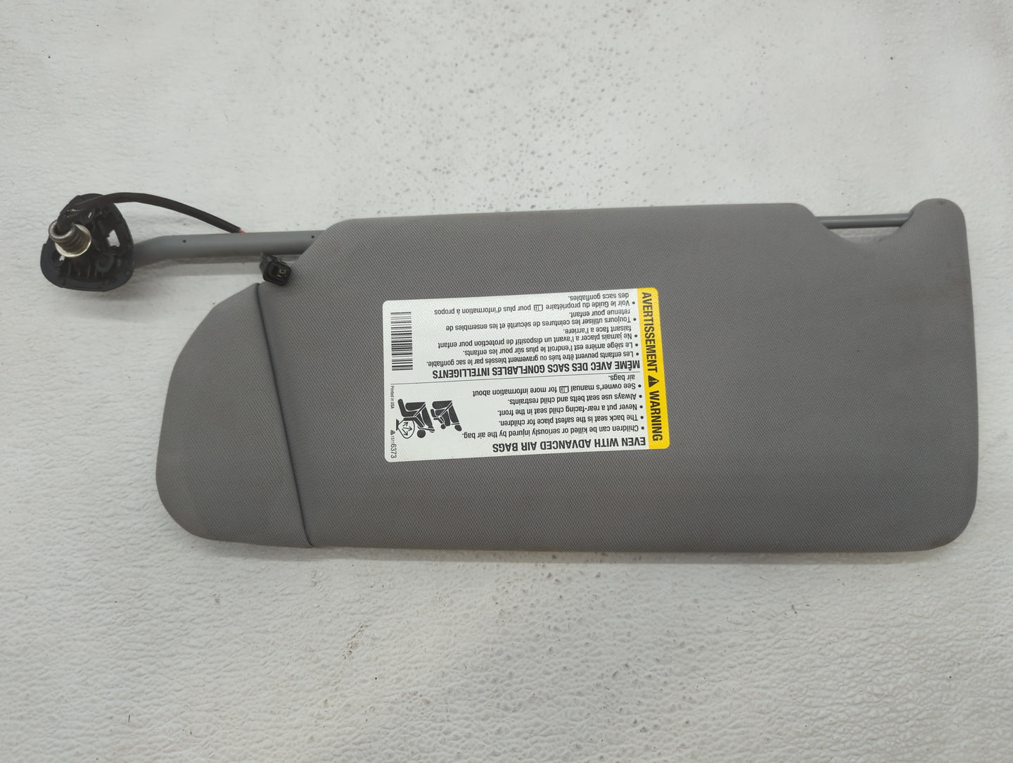 2005-2009 Buick Lacrosse Sun Visor Shade Replacement Passenger Right Mirror Fits Fits 2005 2006 2007 2008 2009 OEM Used Auto