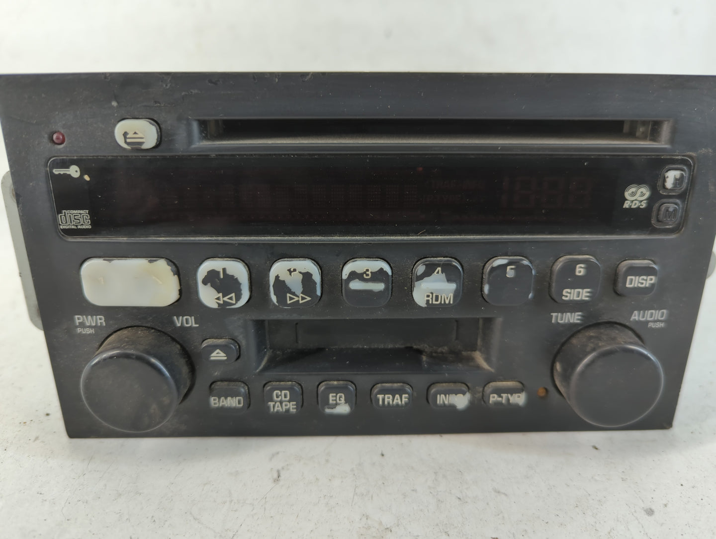 2006-2009 Buick Lacrosse Radio AM FM Cd Player Receiver Replacement P/N:10333584 Fits Fits 2006 2007 2008 2009 OEM Used Auto