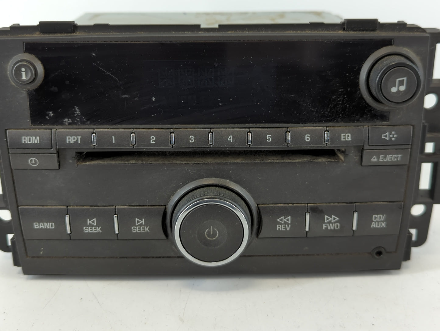 2006 Buick Lucerne Radio AM FM Cd Player Receiver Replacement P/N:15849253 Fits OEM Used Auto Parts - Oemusedautoparts1.com