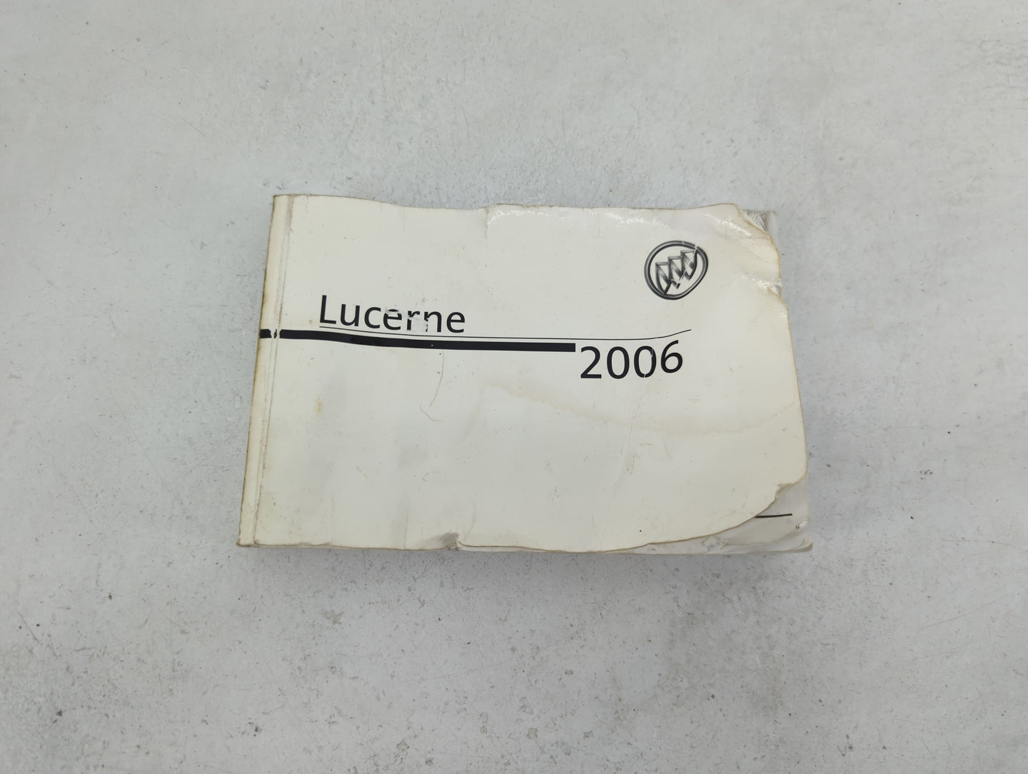 2006 Buick Lucerne Owners Manual Book Guide OEM Used Auto Parts - Oemusedautoparts1.com
