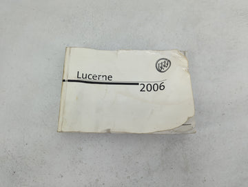 2006 Buick Lucerne Owners Manual Book Guide OEM Used Auto Parts - Oemusedautoparts1.com
