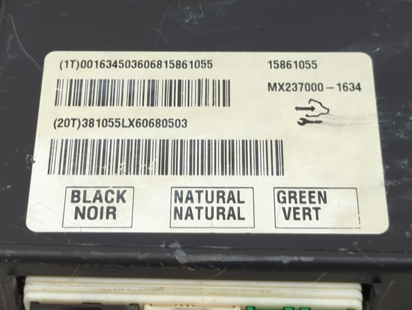 2006 Buick Lucerne Climate Control Module Temperature AC/Heater Replacement P/N:15861055 MX237000-1634 Fits OEM Used Auto Pa
