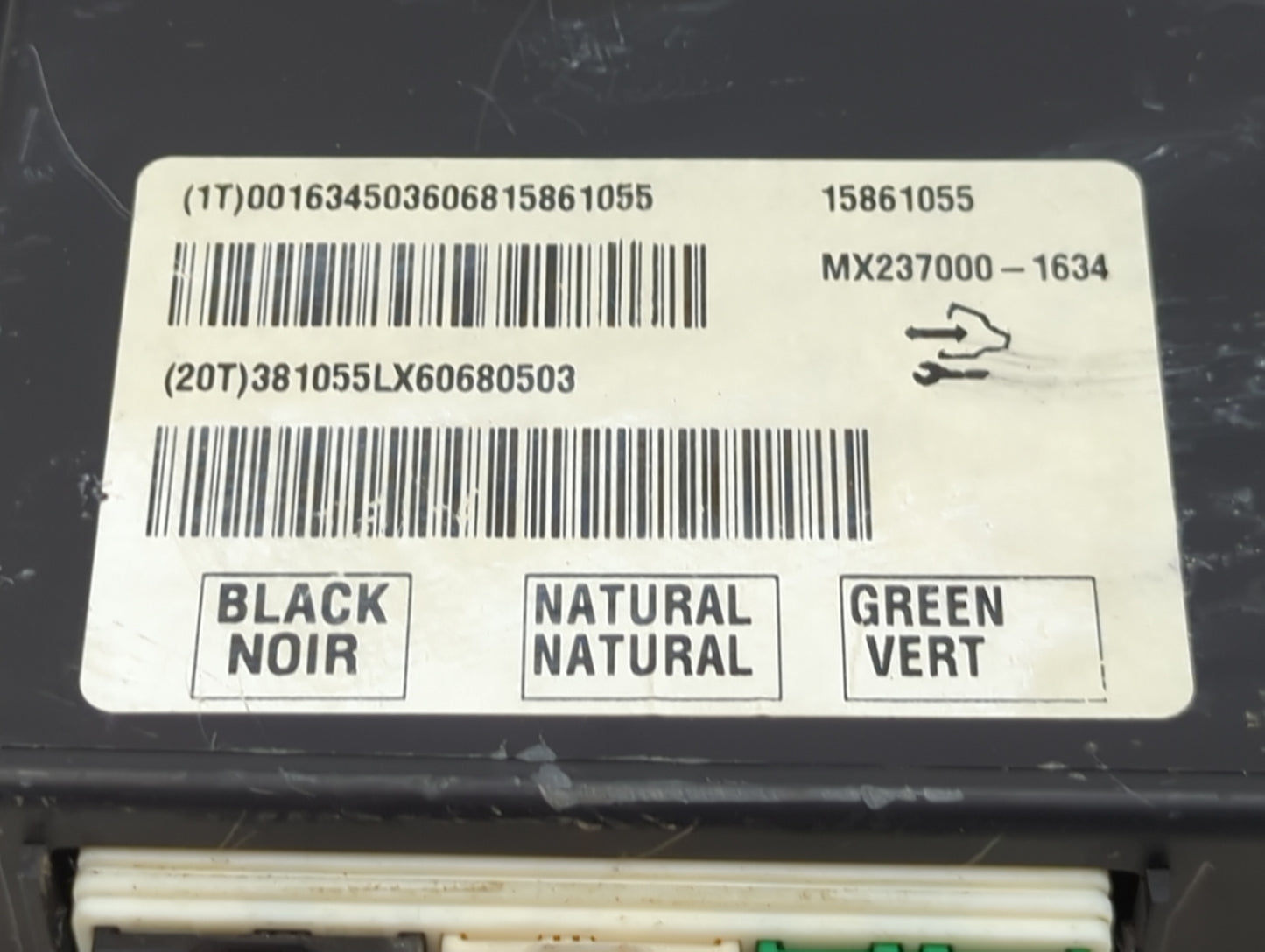 2006 Buick Lucerne Climate Control Module Temperature AC/Heater Replacement P/N:15861055 MX237000-1634 Fits OEM Used Auto Pa