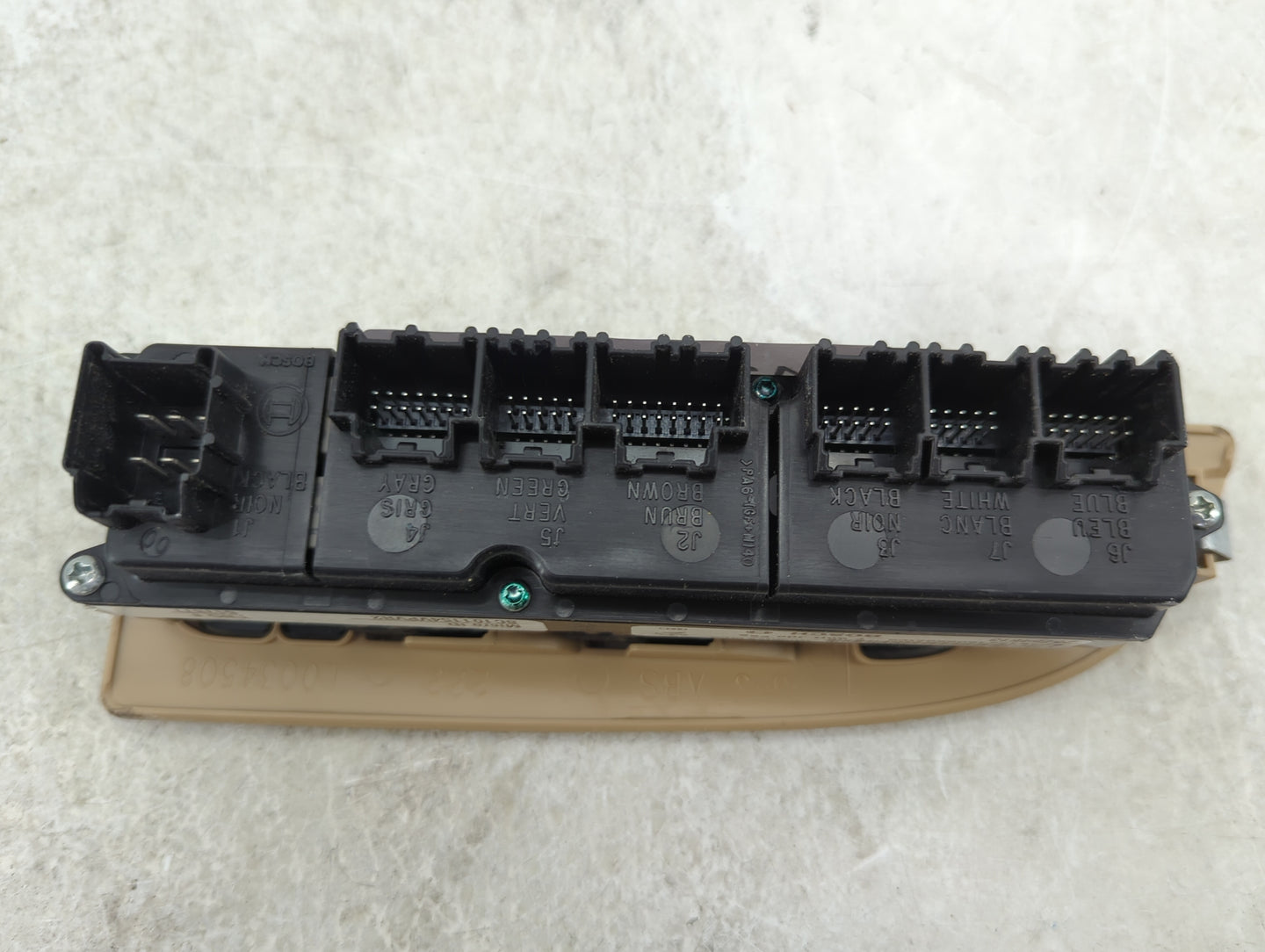 2006-2011 Buick Lucerne Master Power Window Switch Replacement Driver Side Left P/N:25754613 Fits OEM Used Auto Parts - Oemu