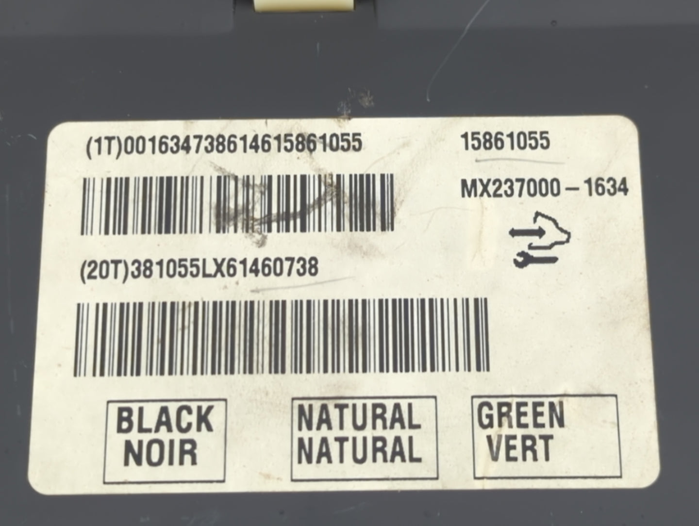 2006 Buick Lucerne Climate Control Module Temperature AC/Heater Replacement P/N:15861055 MX237000-1634 Fits OEM Used Auto Pa
