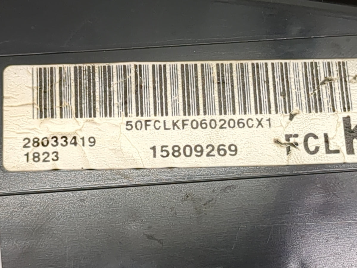 2006 Buick Lucerne Instrument Cluster Speedometer Gauges P/N:15809269 28033419, 50FCLKF060206CX1 Miles: Fits OEM Used Auto P