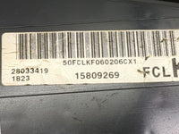 2006 Buick Lucerne Instrument Cluster Speedometer Gauges P/N:15809269 28033419, 50FCLKF060206CX1 Miles: Fits OEM Used Auto P