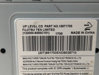 2006 Buick Lucerne Radio AM FM Cd Player Receiver Replacement P/N:15871700 Fits OEM Used Auto Parts - Oemusedautoparts1.com