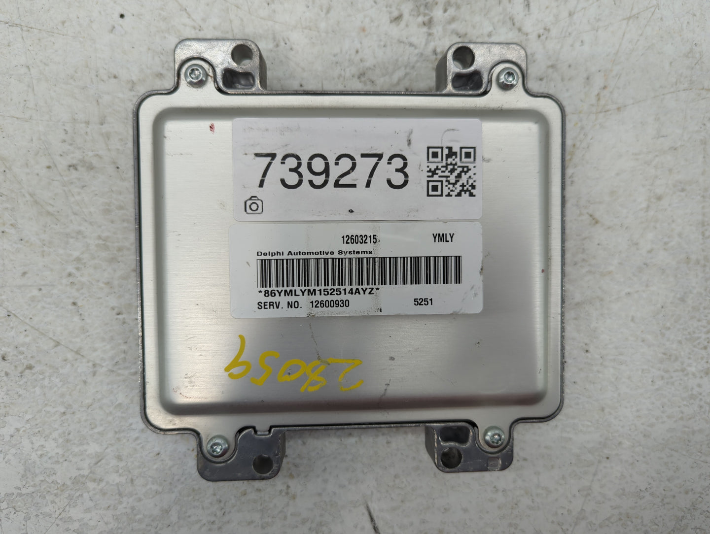 2006-2008 Buick Lucerne PCM Engine Control Computer ECU ECM PCU OEM P/N:12603215 Fits Fits 2006 2007 2008 2009 OEM Used Auto