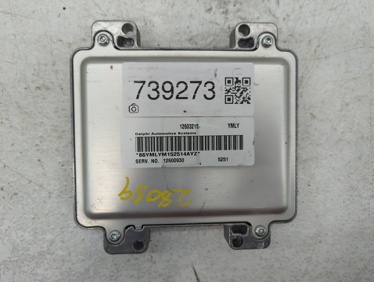 2006-2008 Buick Lucerne PCM Engine Control Computer ECU ECM PCU OEM P/N:12603215 Fits Fits 2006 2007 2008 2009 OEM Used Auto