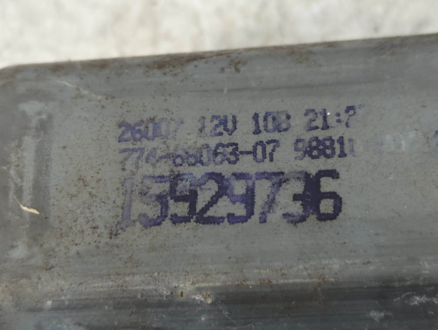 2006-2011 Buick Lucerne Passenger Front Right Power Window Motor - Oemusedautoparts1.com