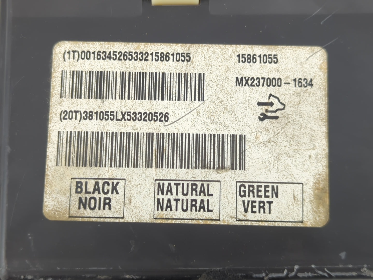 2006 Buick Lucerne Climate Control Module Temperature AC/Heater Replacement P/N:15861055 Fits OEM Used Auto Parts - Oemuseda