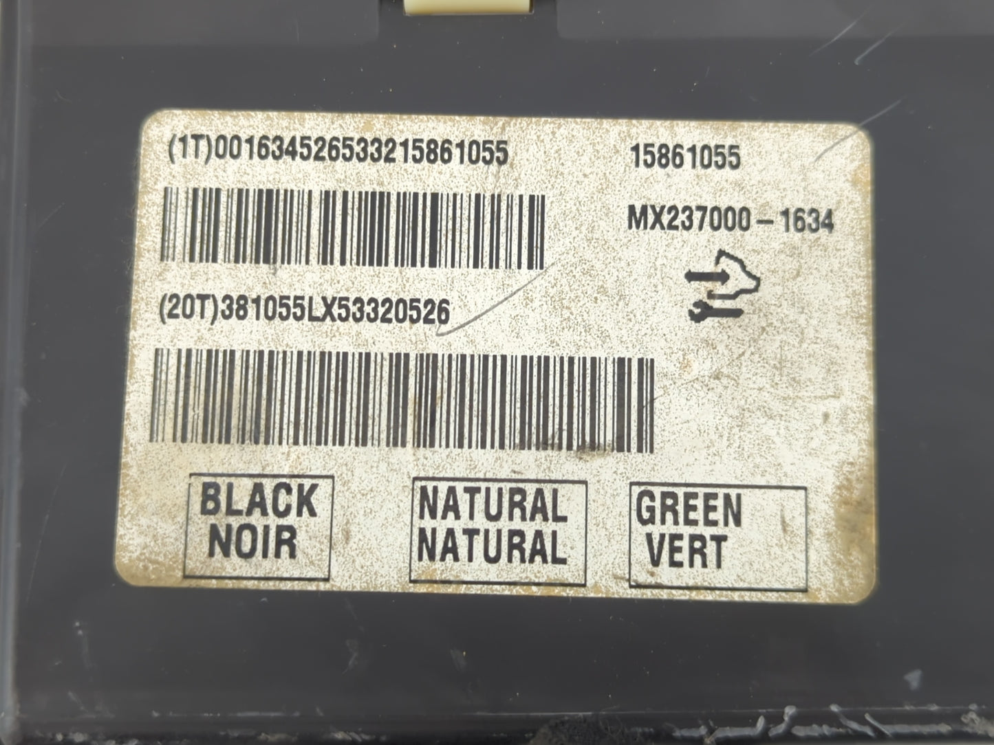2006 Buick Lucerne Climate Control Module Temperature AC/Heater Replacement P/N:15861055 Fits OEM Used Auto Parts - Oemuseda