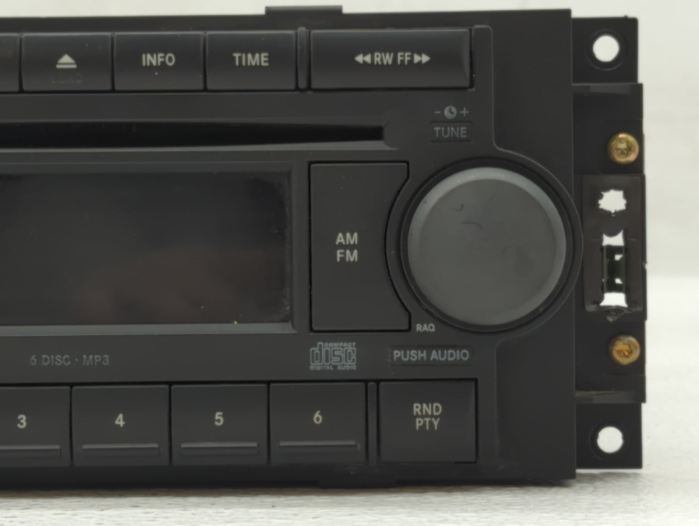 2006 Buick Rainier Radio AM FM Cd Player Receiver Replacement P/N:P05064174AD Fits OEM Used Auto Parts - Oemusedautoparts1.c