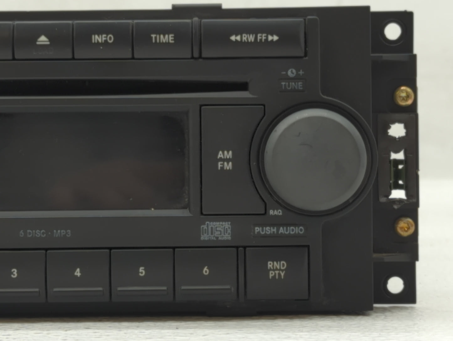 2006 Buick Rainier Radio AM FM Cd Player Receiver Replacement P/N:P05064174AD Fits OEM Used Auto Parts - Oemusedautoparts1.c