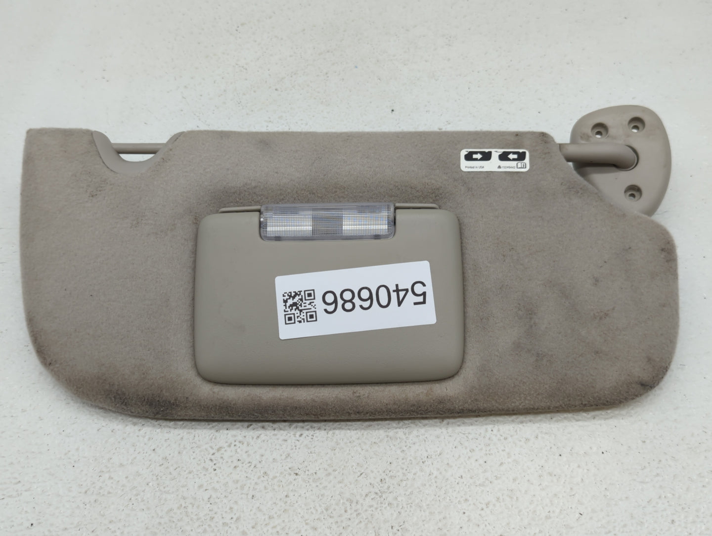 2005-2007 Buick Rainier Sun Visor Shade Replacement Passenger Right Mirror Fits Fits 2005 2006 2007 OEM Used Auto Parts - Oe
