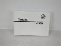 2006 Buick Terraza Owners Manual Book Guide P/N:06TERRAZA A OEM Used Auto Parts - Oemusedautoparts1.com