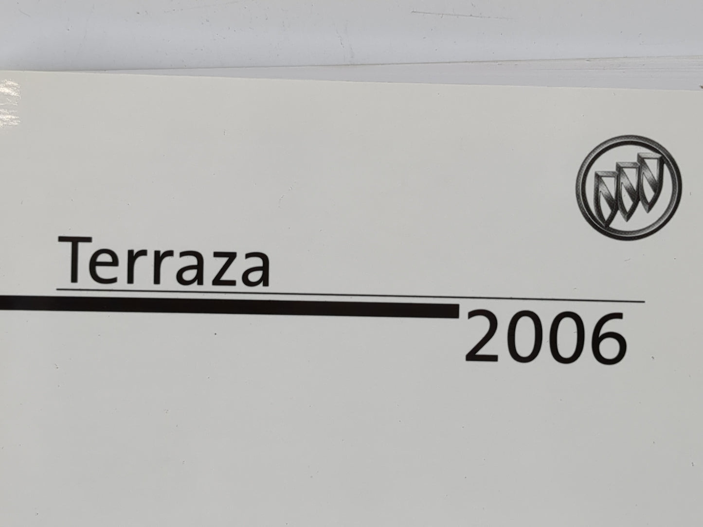 2006 Buick Terraza Owners Manual Book Guide P/N:06TERRAZA A OEM Used Auto Parts - Oemusedautoparts1.com