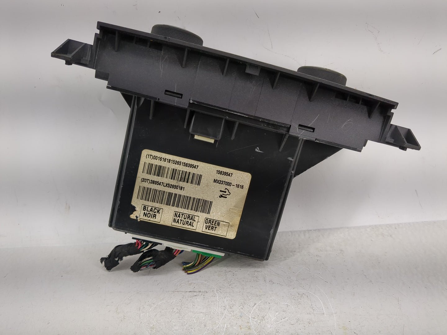 2006 Cadillac Dts Climate Control Module Temperature AC/Heater Replacement P/N:15839547 Fits OEM Used Auto Parts - Oemusedau