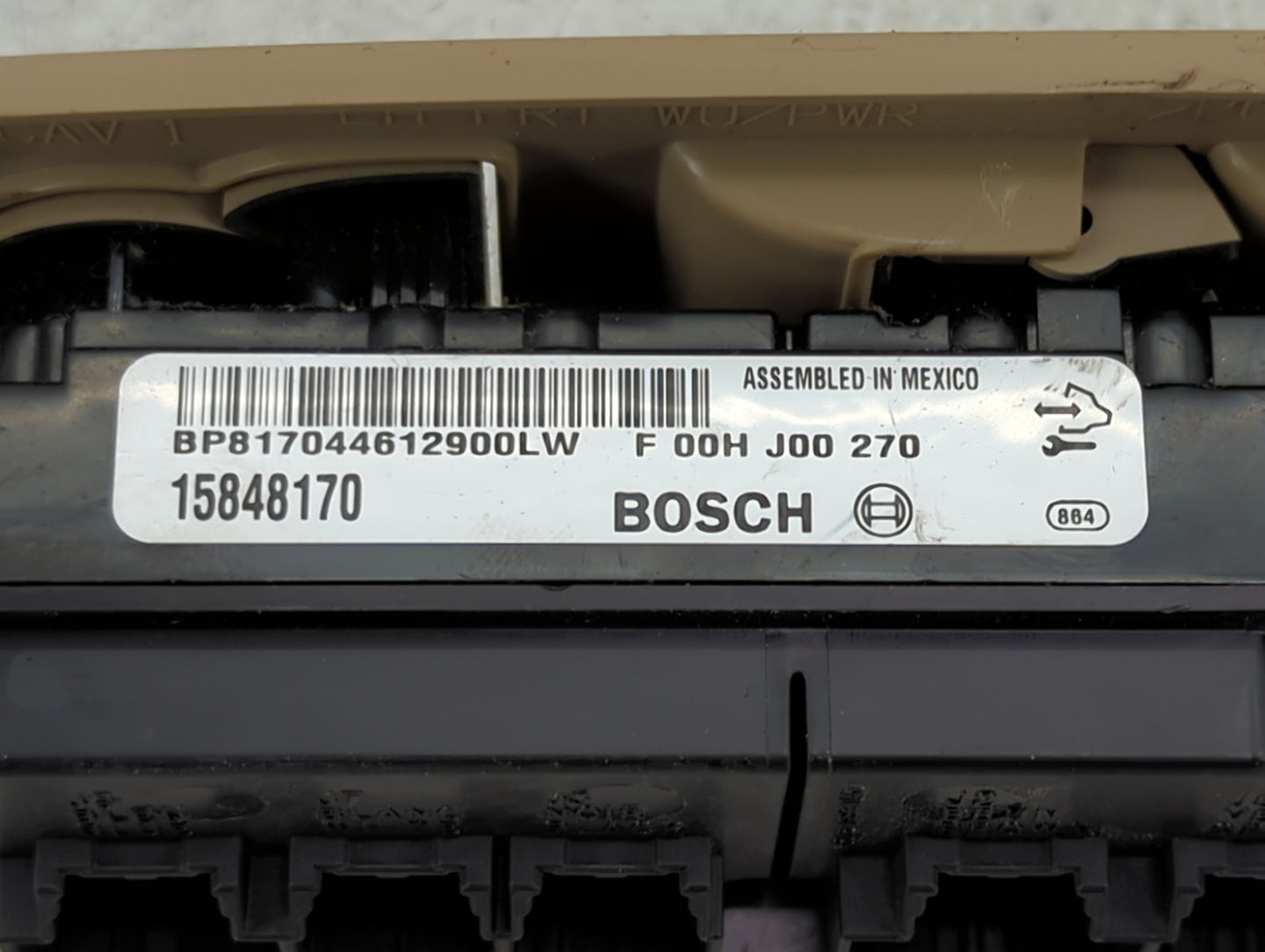 2006-2011 Cadillac Dts Master Power Window Switch Replacement Driver Side Left P/N:15848170 Fits OEM Used Auto Parts - Oemus