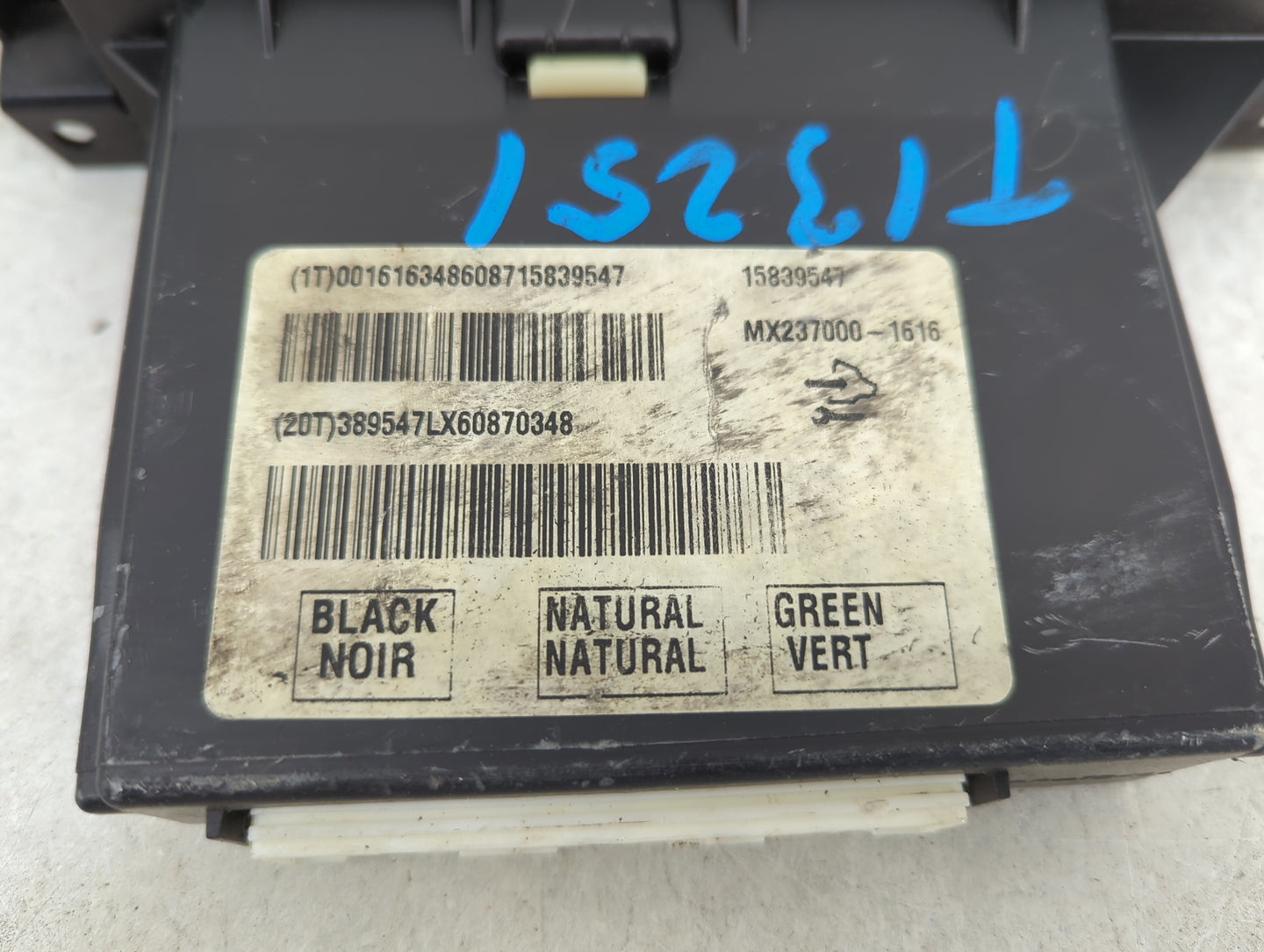 2006 Cadillac Dts Climate Control Module Temperature AC/Heater Replacement P/N:15839547 MX237000-1616 Fits OEM Used Auto Par