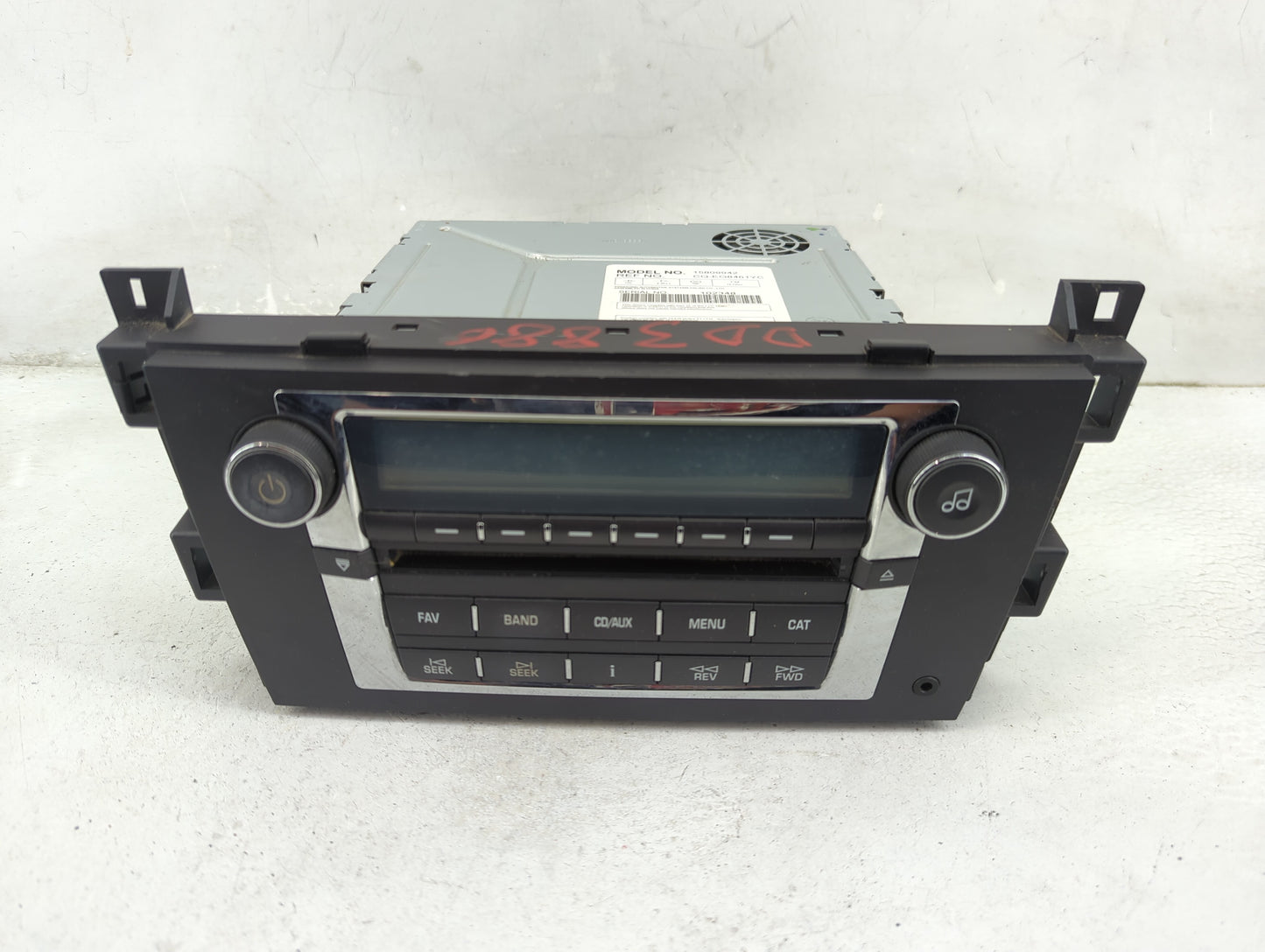 2006 Cadillac Dts Radio AM FM Cd Player Receiver Replacement P/N:15809942 Fits OEM Used Auto Parts - Oemusedautoparts1.com