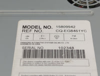 2006 Cadillac Dts Radio AM FM Cd Player Receiver Replacement P/N:15809942 Fits OEM Used Auto Parts - Oemusedautoparts1.com