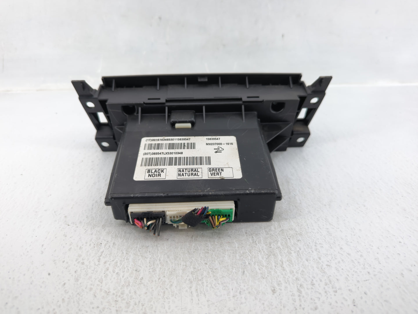 2006 Cadillac Dts Climate Control Module Temperature AC/Heater Replacement P/N:15791558 15839547, 15839547 Fits OEM Used Aut