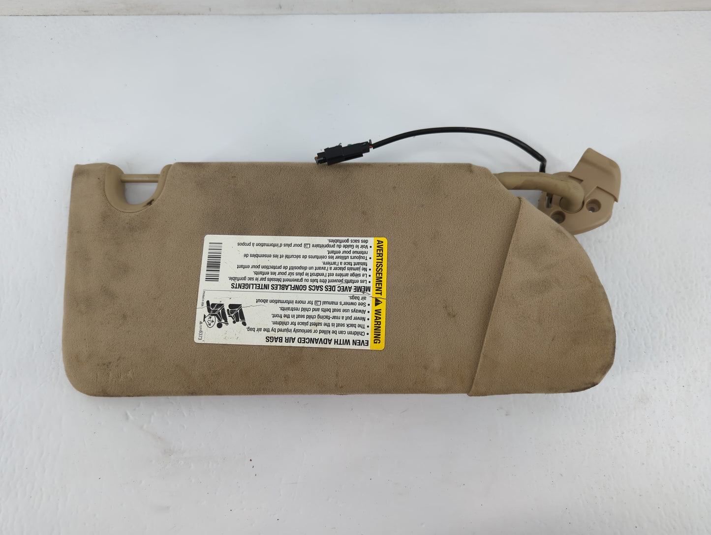 2006-2007 Cadillac Dts Sun Visor Shade Replacement Driver Left Mirror Fits Fits 2006 2007 OEM Used Auto Parts - Oemusedautop