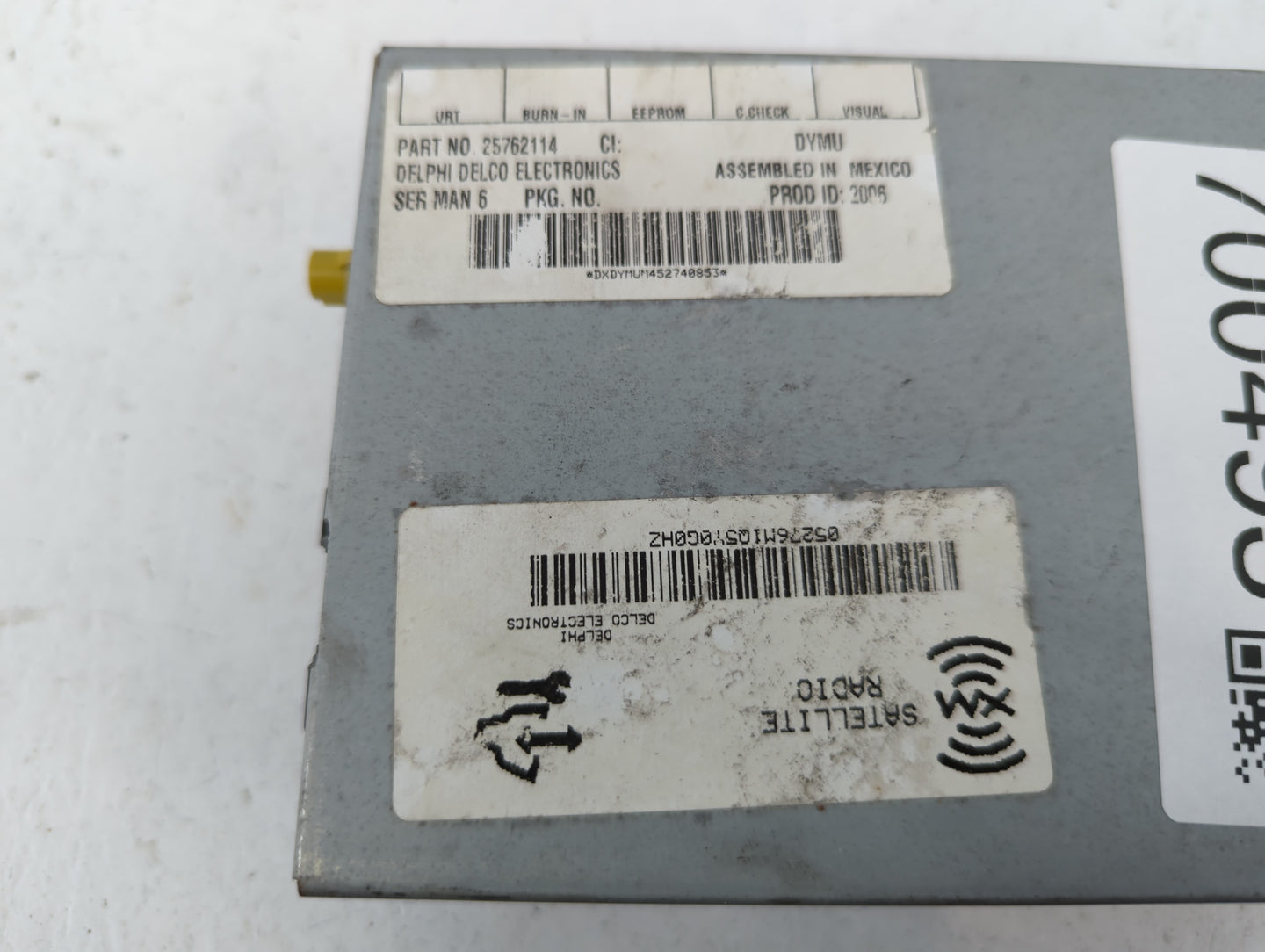 2006-2011 Cadillac Dts Radio AM FM Cd Player Receiver Replacement P/N:25762114 84016434 Fits OEM Used Auto Parts - Oemusedau