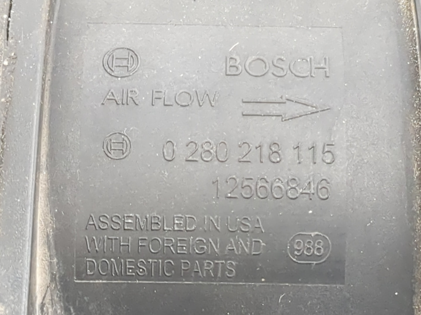 2004-2006 Cadillac Srx Mass Air Flow Meter Maf - Oemusedautoparts1.com