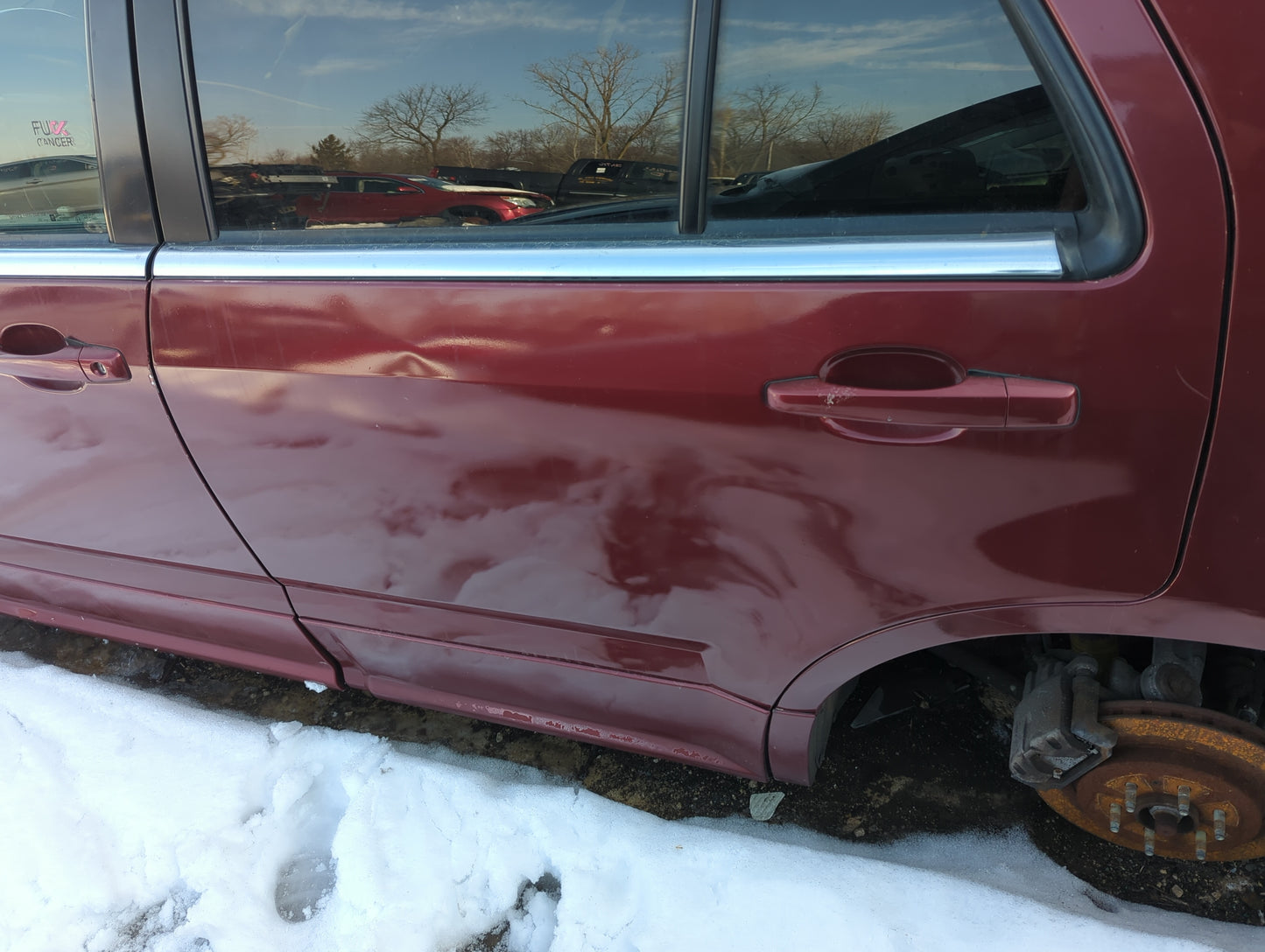 2004-2006 Cadillac Srx Driver Rear Door Oem - Oemusedautoparts1.com