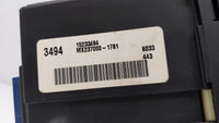 2005-2006 Cadillac Srx Climate Control Module Temperature AC/Heater Replacement P/N:15233494 25770602 Fits Fits 2005 2006 OE