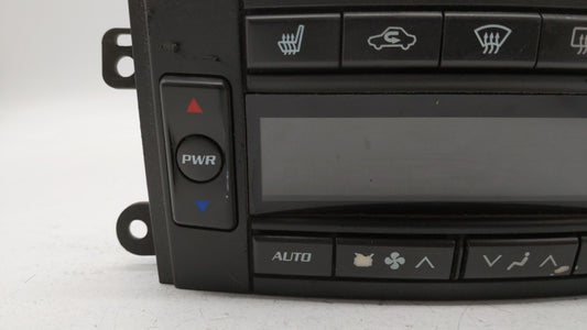 2005-2006 Cadillac Srx Climate Control Module Temperature AC/Heater Replacement P/N:15233494 25770602 Fits Fits 2005 2006 OEM Used Auto Parts
