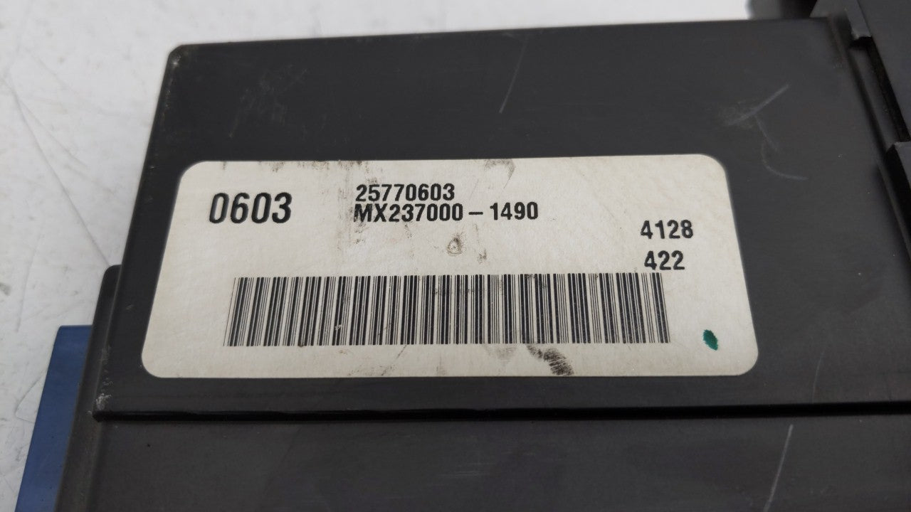 2005-2006 Cadillac Srx Climate Control Module Temperature AC/Heater Replacement P/N:15233494 25770602 Fits Fits 2005 2006 OE