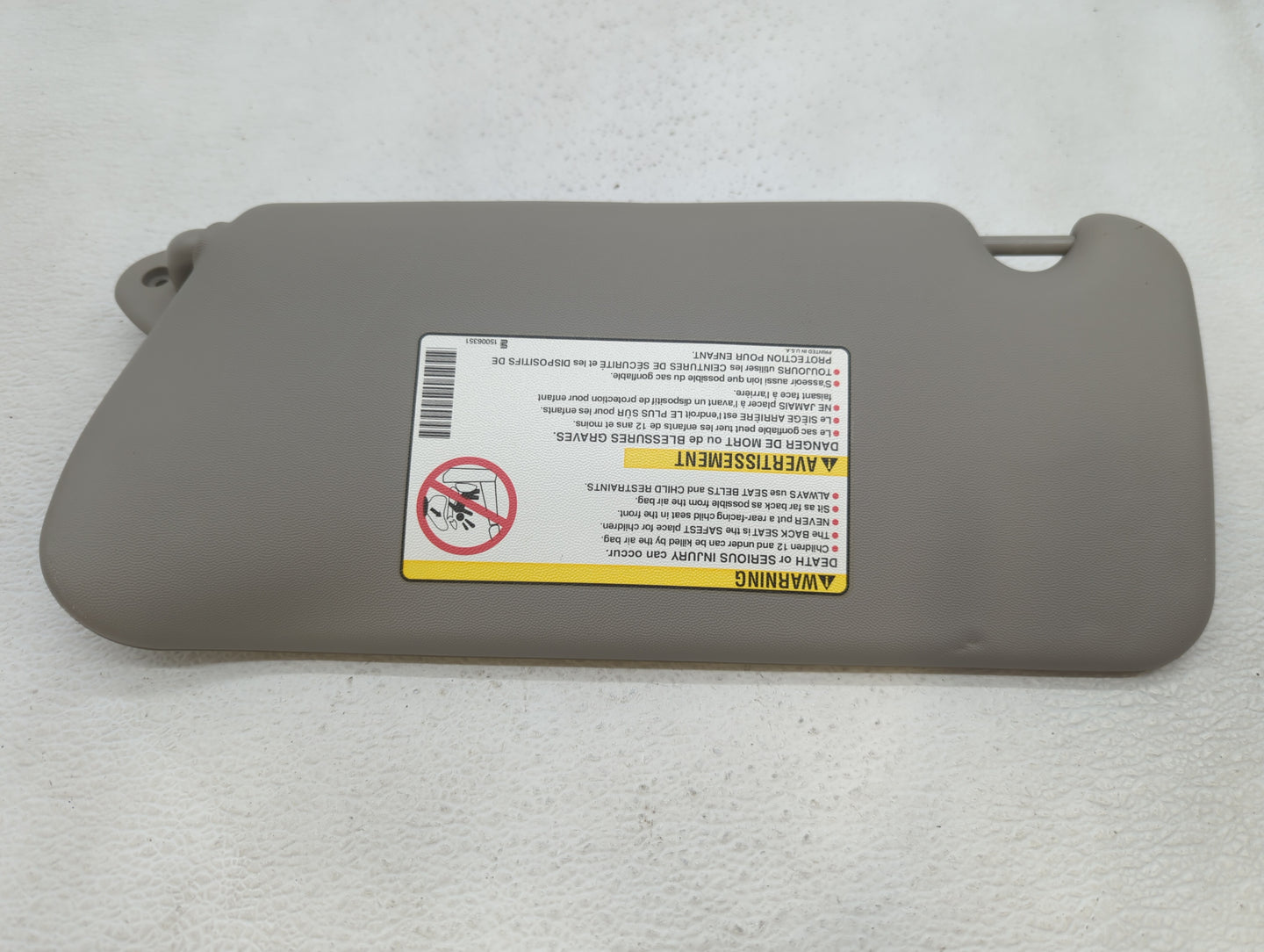 2004-2009 Cadillac Srx Sun Visor Shade Replacement Passenger Right Mirror Fits Fits 2004 2005 2006 2007 2008 2009 OEM Used A