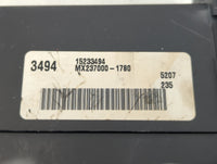 2005-2006 Cadillac Srx Climate Control Module Temperature AC/Heater Replacement P/N:MX237000-1780 15233494 Fits Fits 2005 20