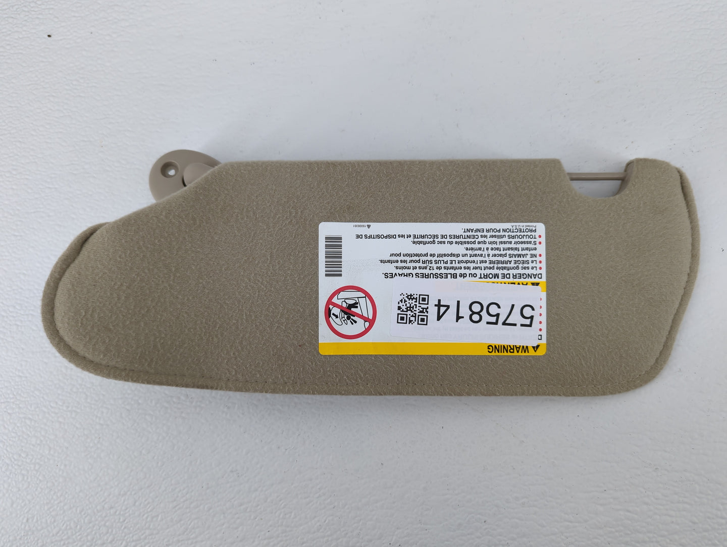 2004-2009 Cadillac Srx Sun Visor Shade Replacement Passenger Right Mirror Fits Fits 2004 2005 2006 2007 2008 2009 OEM Used A