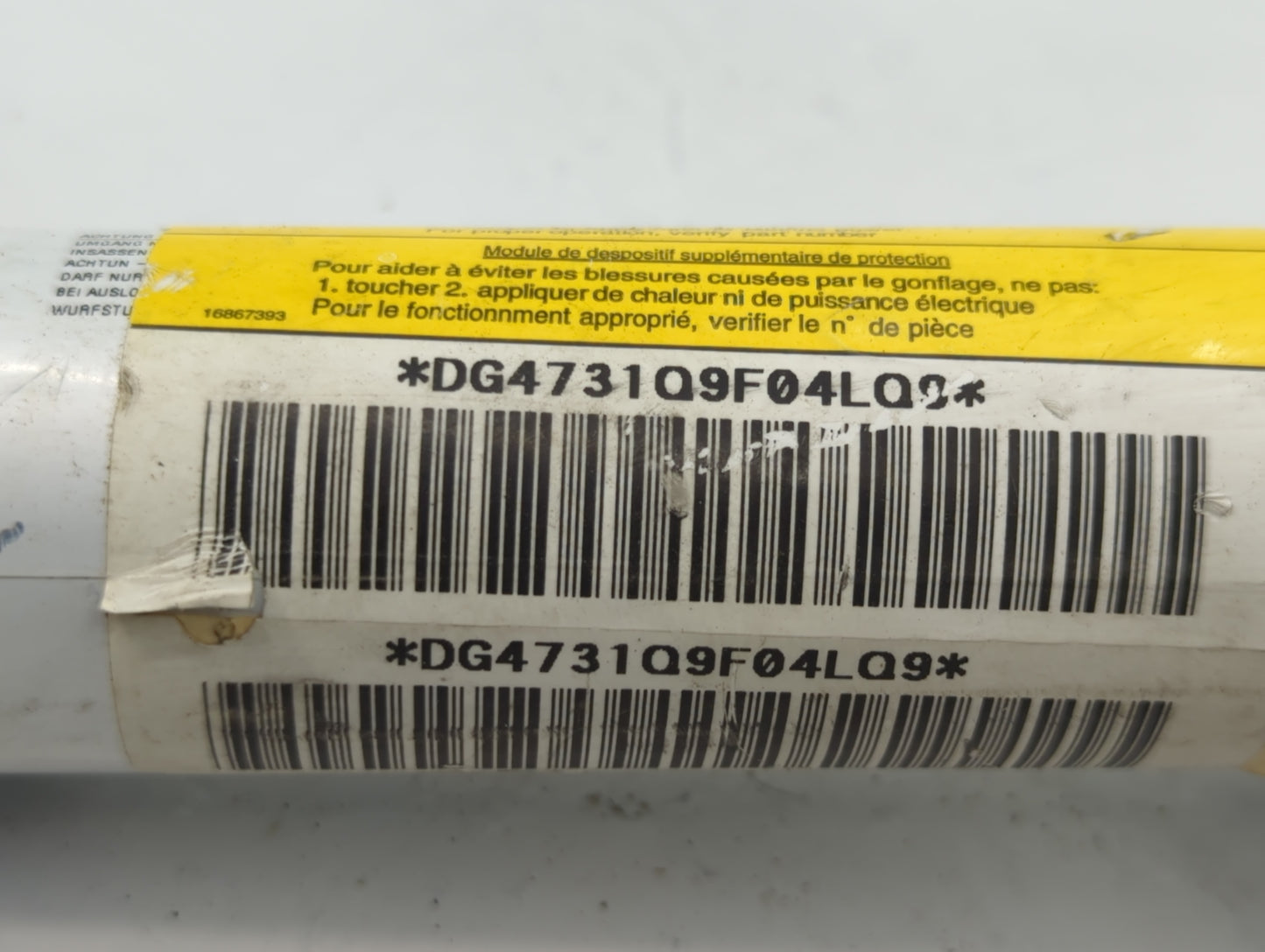 2004-2009 Cadillac Srx Air Bag Driver Left Steering Wheel Mounted P/N:DG4731O9F04LO9 9908506111002668 Fits OEM Used Auto Par