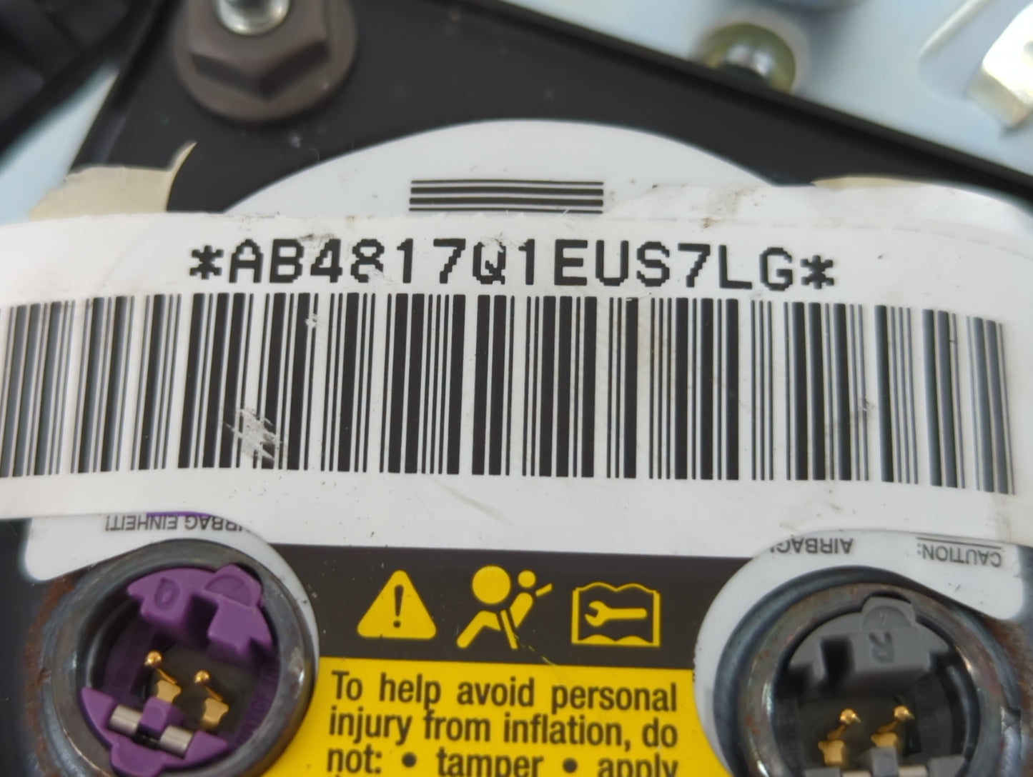 2004-2006 Cadillac Srx Air Bag Driver Left Steering Wheel Mounted Fits Fits 2003 2004 2005 2006 2007 OEM Used Auto Parts - O