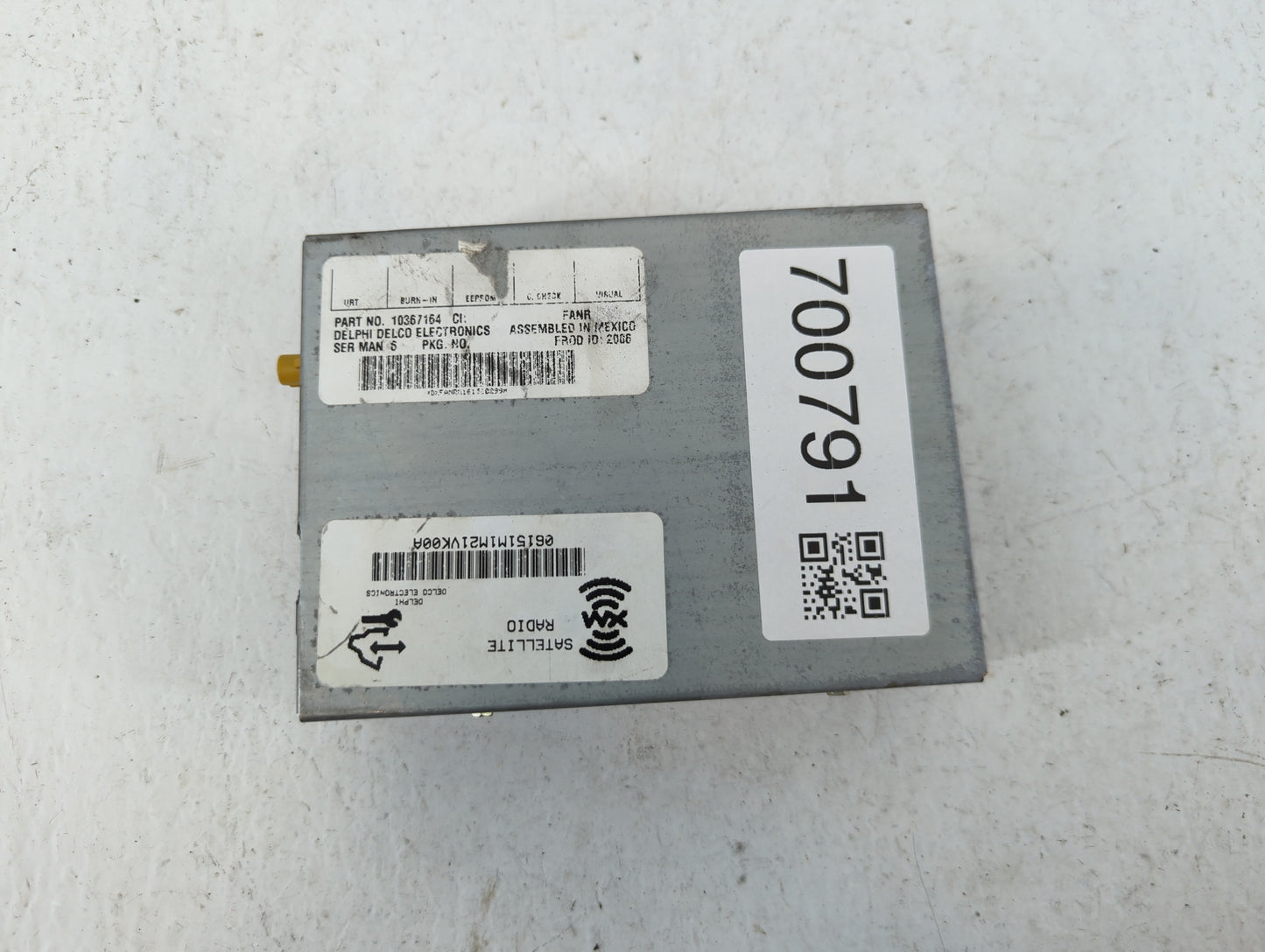 2006 Cadillac Srx Radio AM FM Cd Player Receiver Replacement P/N:10367164 Fits Fits 2007 2008 2009 2010 2011 2012 OEM Used A