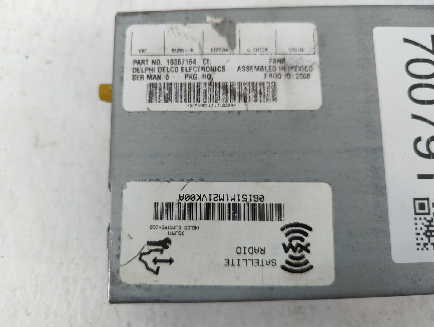 2006 Cadillac Srx Radio AM FM Cd Player Receiver Replacement P/N:10367164 Fits Fits 2007 2008 2009 2010 2011 2012 OEM Used A