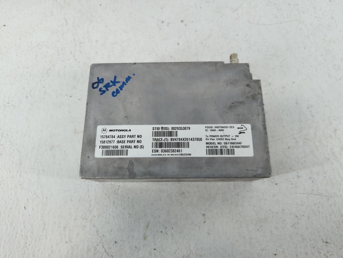 2005-2006 Cadillac Srx Body Control Module Bcm Inner Cabin Fuse Box - Oemusedautoparts1.com