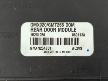 2006-2006 Cadillac Srx Body Control Module Bcm Inner Cabin Fuse Box