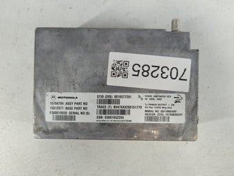compare product 2005 Cadillac Srx Bluetooth Phone Communication Control Module Ccm Oem
